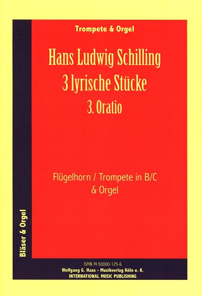 H.-L. Schilling: 3 Lyrische Stuecke - Nr 3 Oratio