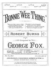R. Burns i inni: Bonnie Wee Thing
