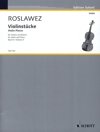 N. Roslawez: Pièces pour violon 2