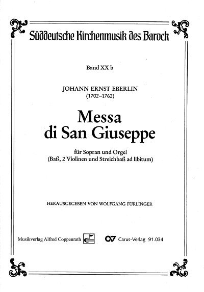 J.E. Eberlin: Messa di San Giuseppe, GesS2VlBc (Part.)