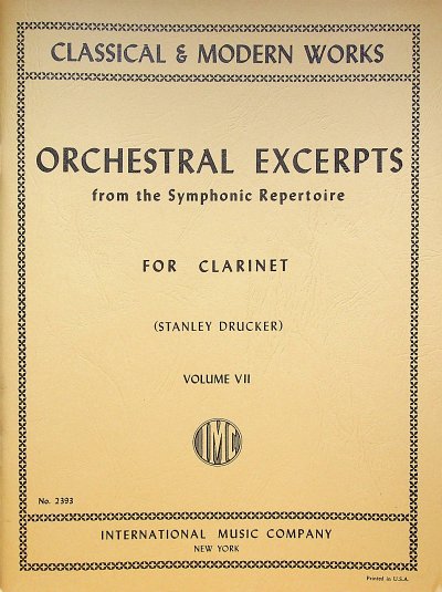 Orchestral Excerpts 7 (Bu)