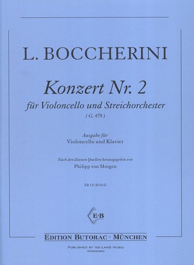 L. Boccherini: Konzert Nr. 2 in D-dur, Cello, Klavier