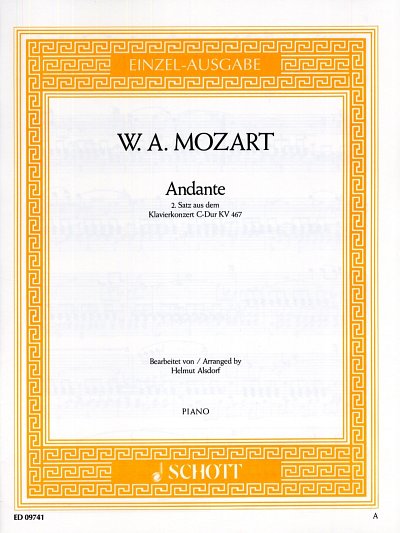 W.A. Mozart: Andante KV 467 , Klav