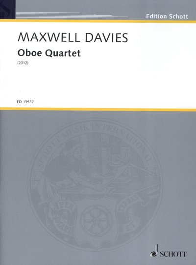 P. Maxwell Davies: Oboe Quartet op. 323 , ObVlVaVc (Pa+St)
