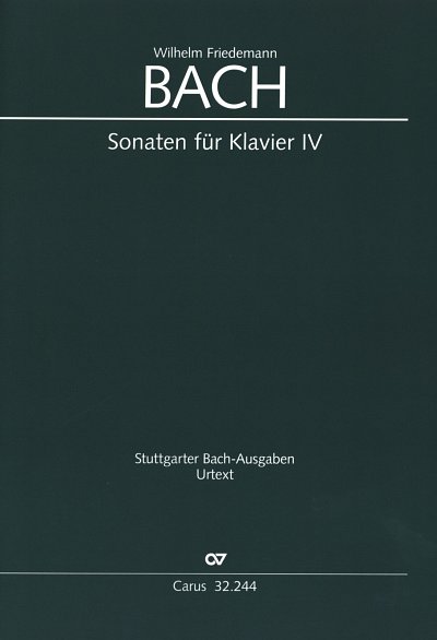 W.F. Bach: Sonaten für Klavier IV, Klav