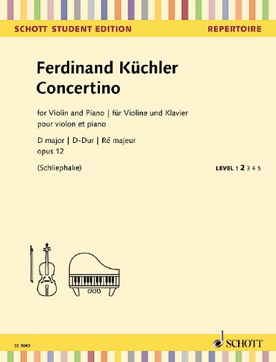DL: F. Küchler: Concertino D-Dur, VlKlav