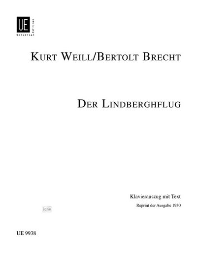K. Weill: Der Lindberghflug (Der Ozeanflug)  (KA)
