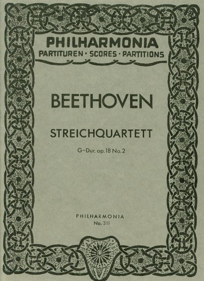 L. v. Beethoven: Streichquartett G-Dur op. 18, 2VlVaVc (Stp)
