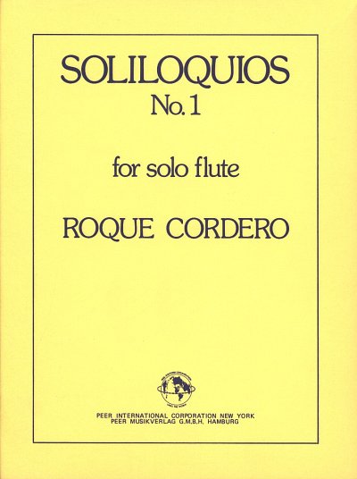 R. Cordero: Soliloquios No. 1, Fl