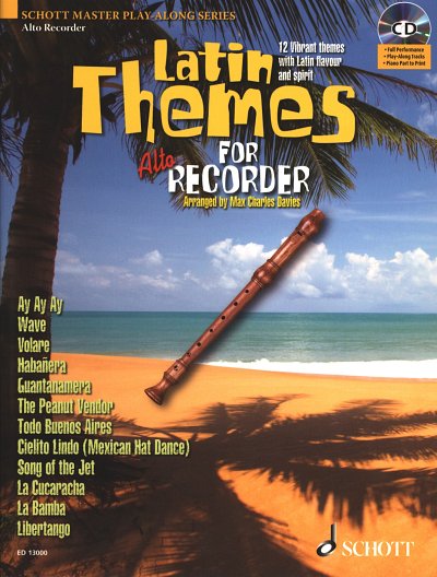 M.C. Davies: Latin Themes for Alto Recorder, Ablf (+CD)