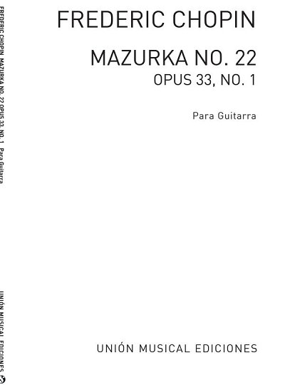 Mazurka No.22 Op.33 No.1, Git