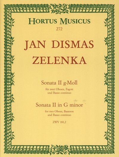 J.D. Zelenka: Sonata II g-Moll ZWV 181,2, 2ObFagBc (Pa+St)