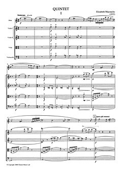 E. Maconchy: Oboe Quintet (Part.)