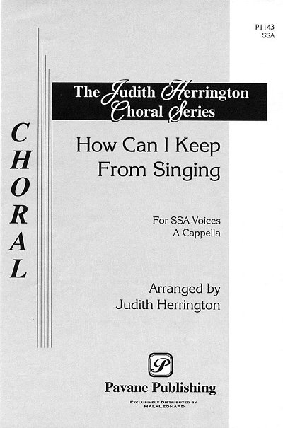 How Can I Keep from Singing?, FchKlav (Chpa)