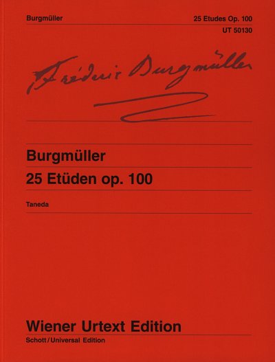AQ: F. Burgmueller: 25 Etueden op. 100, Klav (B-Ware)