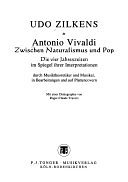 U. Zilkens: Antonio Vivaldi -  Zwischen Naturalismus un (Bu)