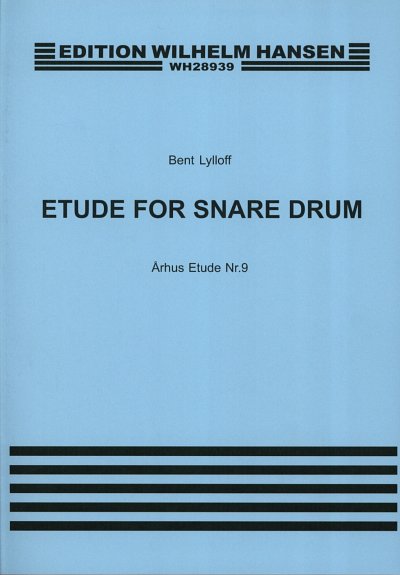 B. Lylloff: Etude for Snare Drum  , Kltr