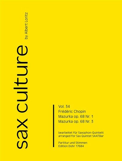 F. Chopin et al.: Mazurka op.68 No.1 & No.3 op.68/1 op.68/3 Vol.34