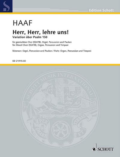 DL: A. Haaf: Herr, Herr, lehre uns!