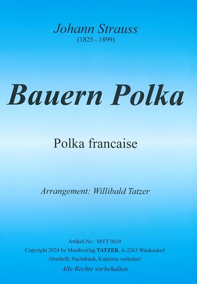 Johann Strauss: Bauern Polka, Blaso;Ges (Pa+St)