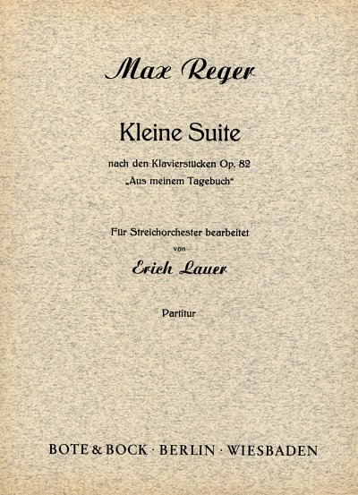 M. Reger: Kleine Suite op. 82