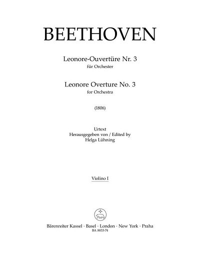 L. v. Beethoven: Leonoren-Ouvertüre Nr. 3, Sinfo (Vl1)