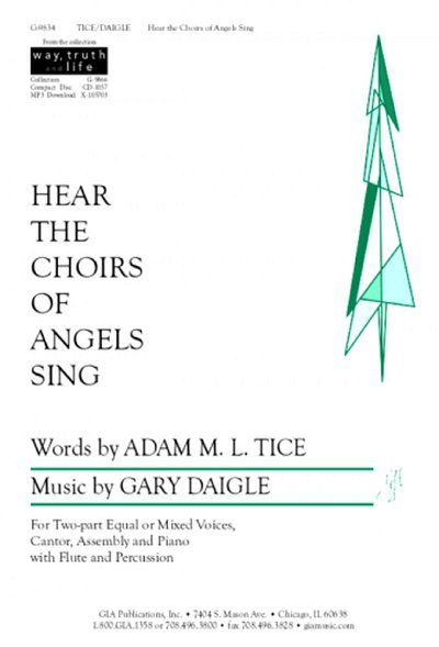 Hear The Choirs Of Angels Sing, Ch2Klav (Chpa)