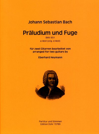 J.S. Bach: Präludium und Fuge e-Moll BWV851, 2Git (Pa+St)