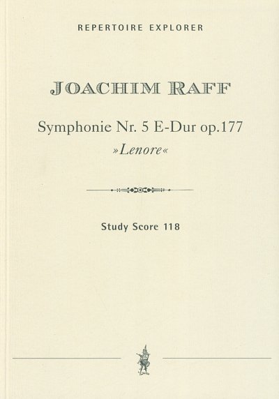 J. Raff: Sinfonie Nr. 5 E-Dur op. 177, Sinfo (Stp)