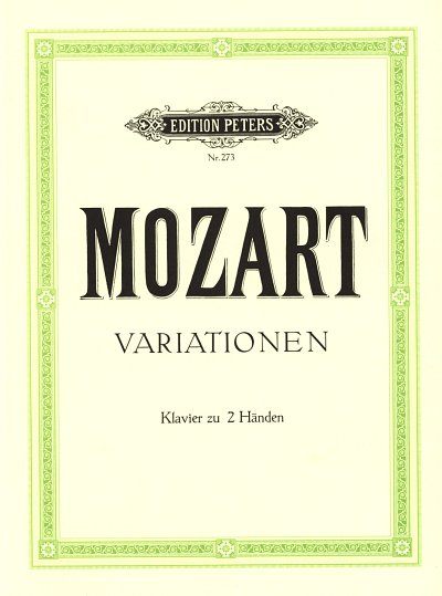 W.A. Mozart: Variationen, Klav