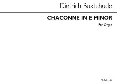 D. Buxtehude: Buxtehude Chaconne In E Organ, Org