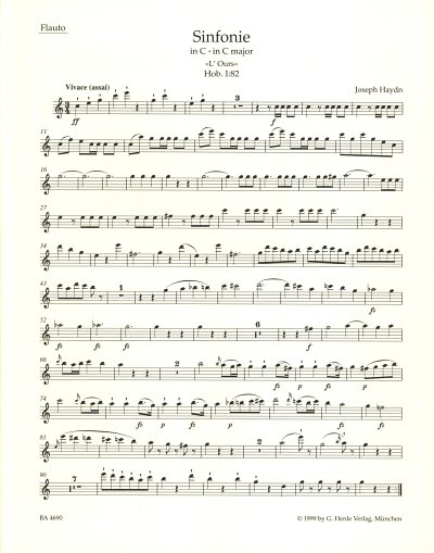 J. Haydn: Sinfonie C-Dur Hob. I:82, Sinfo (HARM)
