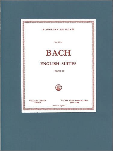 J.S. Bach: The English Suites 2, Klav