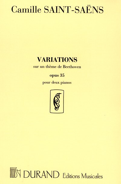 C. Saint-Saëns: Variations sur un Theme d, Klav4m (KlavpaSt)