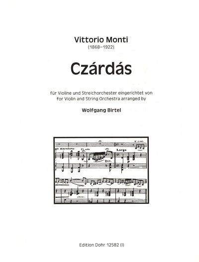 V. Monti: Czardas, VlStro (Stsatz)