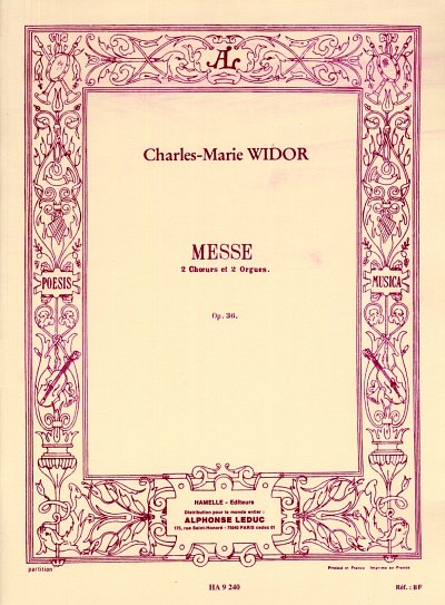 C.M. Widor: Messe op.36 (Sppart)