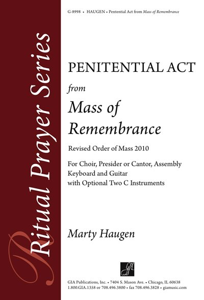 M. Haugen: Penitential Act from Mass of Remembrance