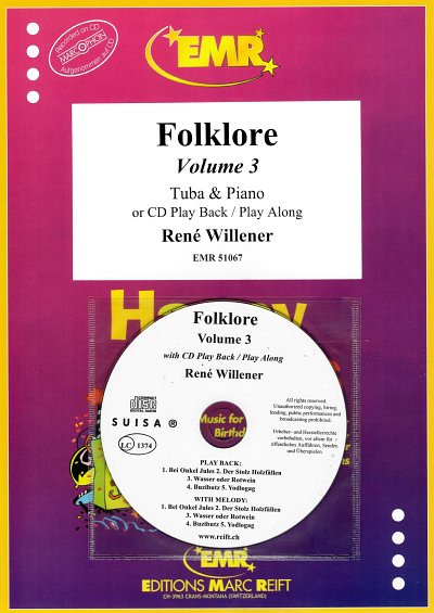 R. Willener: Folklore Volume 3, TbKlav (+CD)