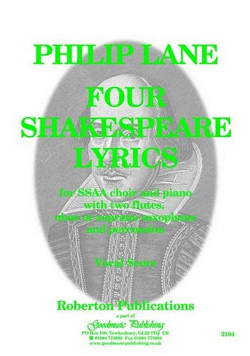P. Lane: Four Shakespeare Lyrics (KA)