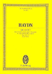 J. Haydn: Quartett F-Dur Op 74/2 Hob 3/73 Eulenburg Studienp