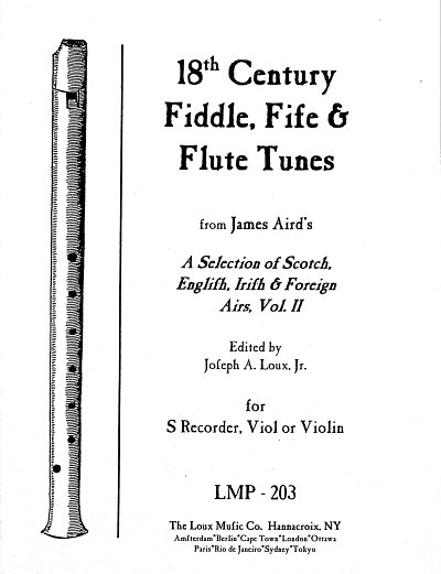 18th Century Fiddle, Fife & Flute Tunes, Mel