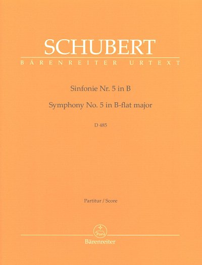 F. Schubert: Sinfonie Nr. 5 in B-Dur D 485, Sinfo (Part.)