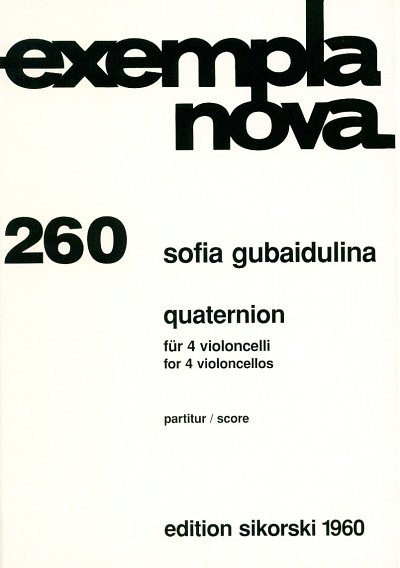 S. Gubaidulina: Quaternion