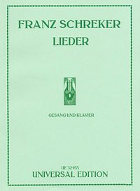 F. Schreker: Lieder , GesKlav