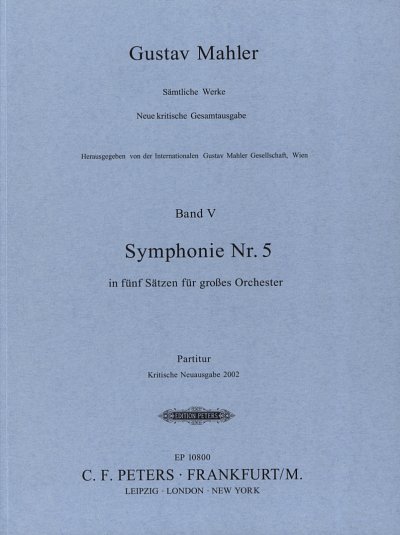 G. Mahler: Sinfonie Nr. 5 cis-Moll, Sinfo (Part.)