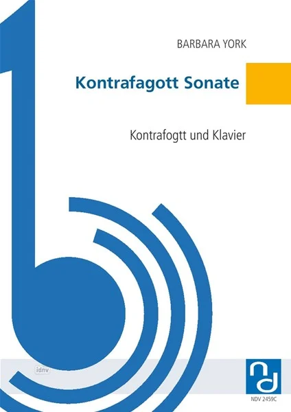 B. York: Kontrafagott Sonate, KfgKlav (KlavpaSt) (0)