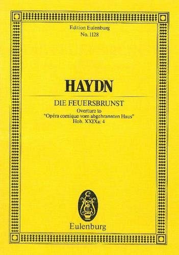 J. Haydn: Feuersbrunst Ouvertuere Eulenburg Studienpartiture
