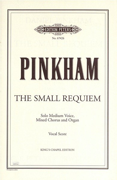 D. Pinkham: The Small Requiem