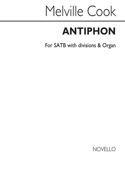 Antiphon for SATB Chorus and, GchOrg (Chpa)