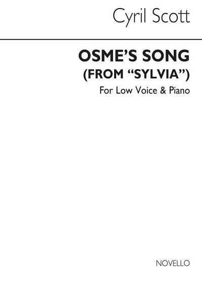 C. Scott: Osme's Song (From Sylvia) Op68 No., GesTiKlav (Bu)